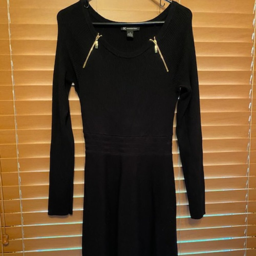 INC Concepts Black Sweater Dress